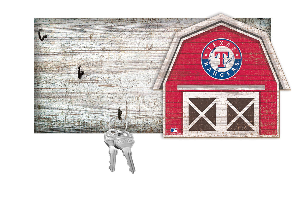 Wholesale MLB2035-Barn Keychain Holder / M2035-Texas Rangers