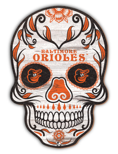 Wholesale MLB2044-Sugar Skull 12in / M2044-Baltimore Orioles