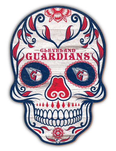 Wholesale MLB2044-Sugar Skull 12in / M2044-Cleveland Guardians