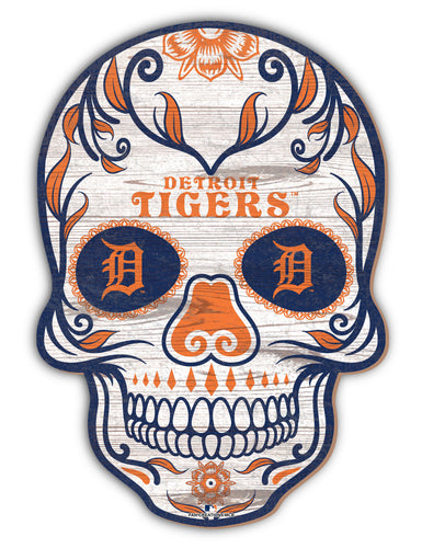 Wholesale MLB2044-Sugar Skull 12in / M2044-Detroit Tigers