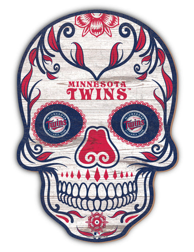 Wholesale MLB2044-Sugar Skull 12in / M2044-Minnesota Twins