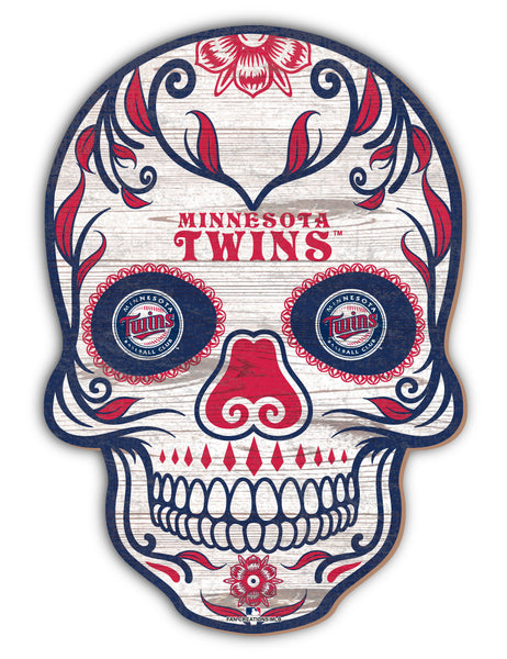 Wholesale MLB2044-Sugar Skull 12in / M2044-Minnesota Twins