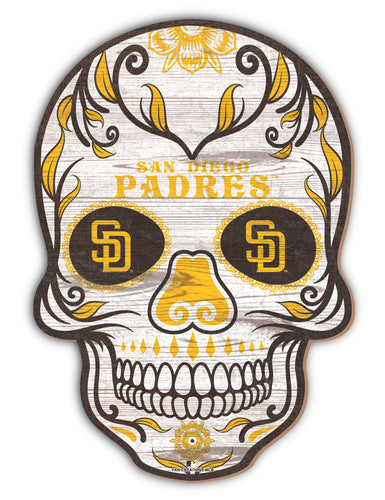 Wholesale MLB2044-Sugar Skull 12in / M2044-San Diego Padres