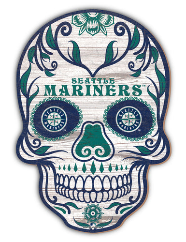 Wholesale MLB2044-Sugar Skull 12in / M2044-Seattle Mariners