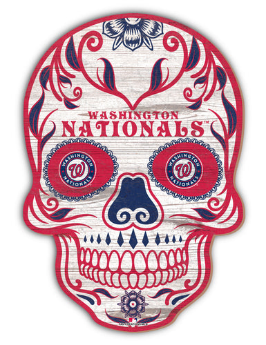 Wholesale MLB2044-Sugar Skull 12in / M2044-Washington Nationals
