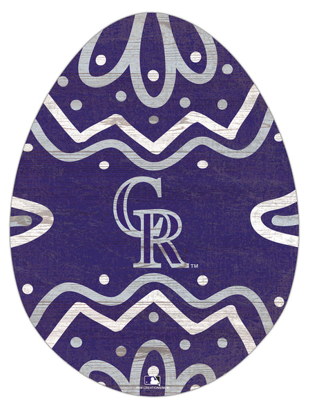 Wholesale MLB2050-Easter Egg Cutout / M2050-Colorado Rockies