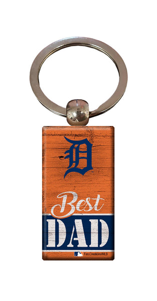 Wholesale MLB2051-Best Dad Keychain / M2051-Detroit Tigers