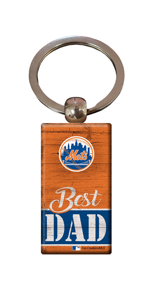 Wholesale MLB2051-Best Dad Keychain / M2051-New York Mets