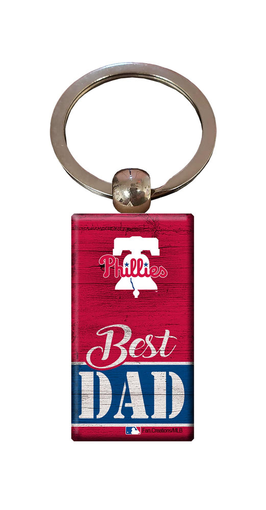 Wholesale MLB2051-Best Dad Keychain / M2051-Philadelphia Phillies