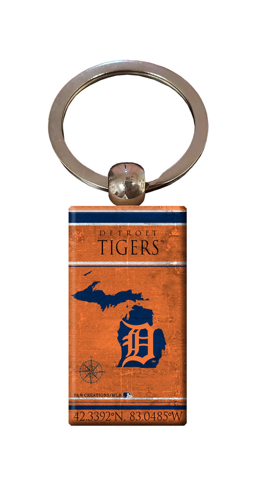 Wholesale MLB2052-Coordinates Keychain / M2052-Detroit Tigers