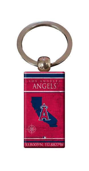 Wholesale MLB2052-Coordinates Keychain / M2052-Los Angeles Angels