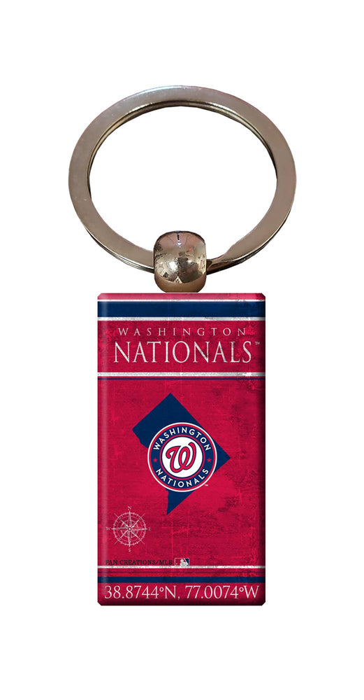 Wholesale MLB2052-Coordinates Keychain / M2052-Washington Nationals