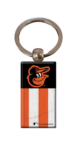 Wholesale MLB2055-Rectangle Flag Keychain / M2055-Baltimore Orioles