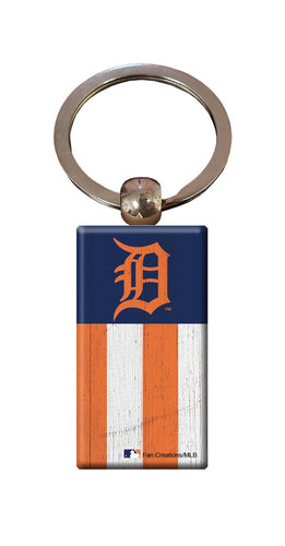 Wholesale MLB2055-Rectangle Flag Keychain / M2055-Detroit Tigers