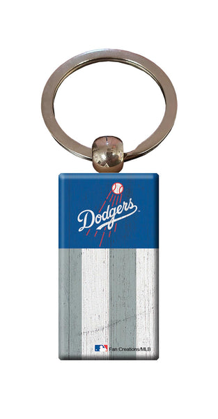 Wholesale MLB2055-Rectangle Flag Keychain / M2055-Los Angeles Dodgers