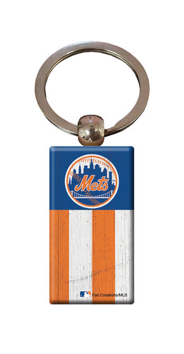 Wholesale MLB2055-Rectangle Flag Keychain / M2055-New York Mets