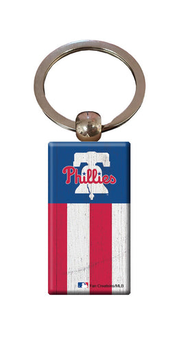 Wholesale MLB2055-Rectangle Flag Keychain / M2055-Philadelphia Phillies