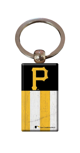 Wholesale MLB2055-Rectangle Flag Keychain / M2055-Pittsburgh Pirates