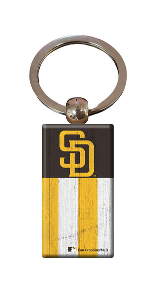 Wholesale MLB2055-Rectangle Flag Keychain / M2055-San Diego Padres