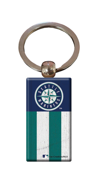 Wholesale MLB2055-Rectangle Flag Keychain / M2055-Seattle Mariners