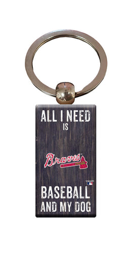Wholesale MLB2056-All I Need Keychain / M2056-Atlanta Braves
