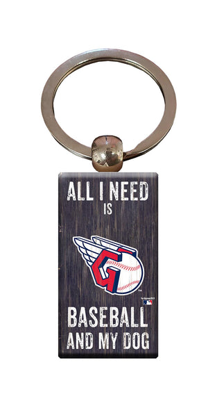 Wholesale MLB2056-All I Need Keychain / M2056-Cleveland Indians