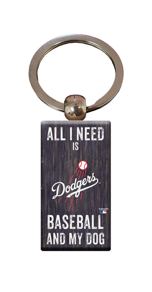 Wholesale MLB2056-All I Need Keychain / M2056-Los Angeles Dodgers