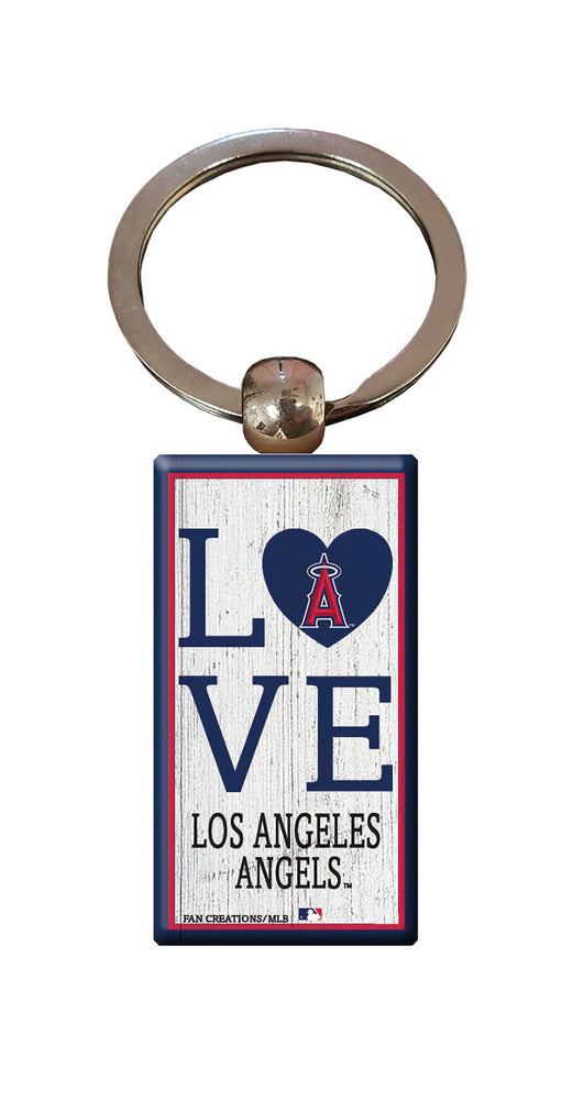 Wholesale MLB2057-Love Keychain / M2057-Los Angeles Angels