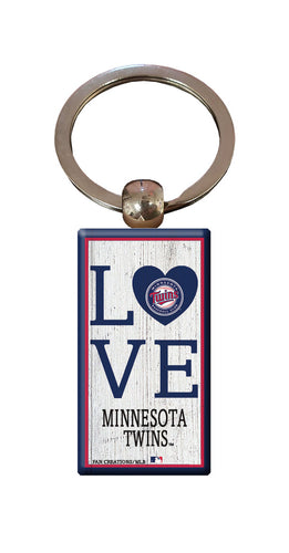 Wholesale MLB2057-Love Keychain / M2057-Minnesota Twins