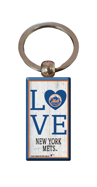 Wholesale MLB2057-Love Keychain / M2057-New York Mets