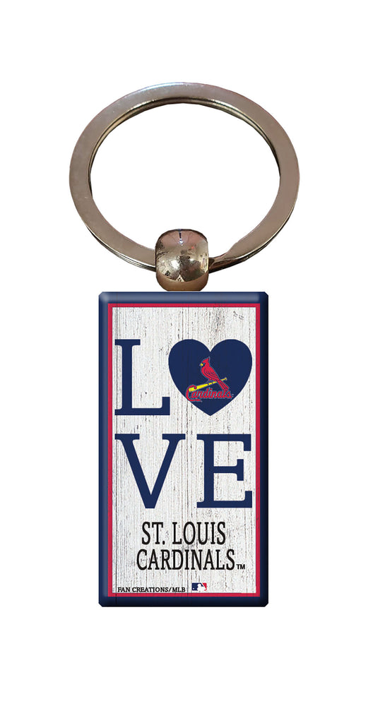 Wholesale MLB2057-Love Keychain / M2057-St. Louis Cardinals