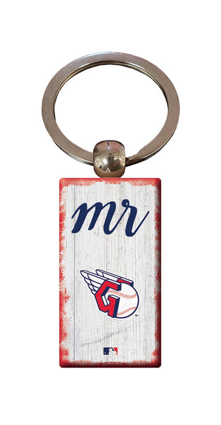 Wholesale MLB2058-Script Mr Keychain / M2058-Cleveland Guardians