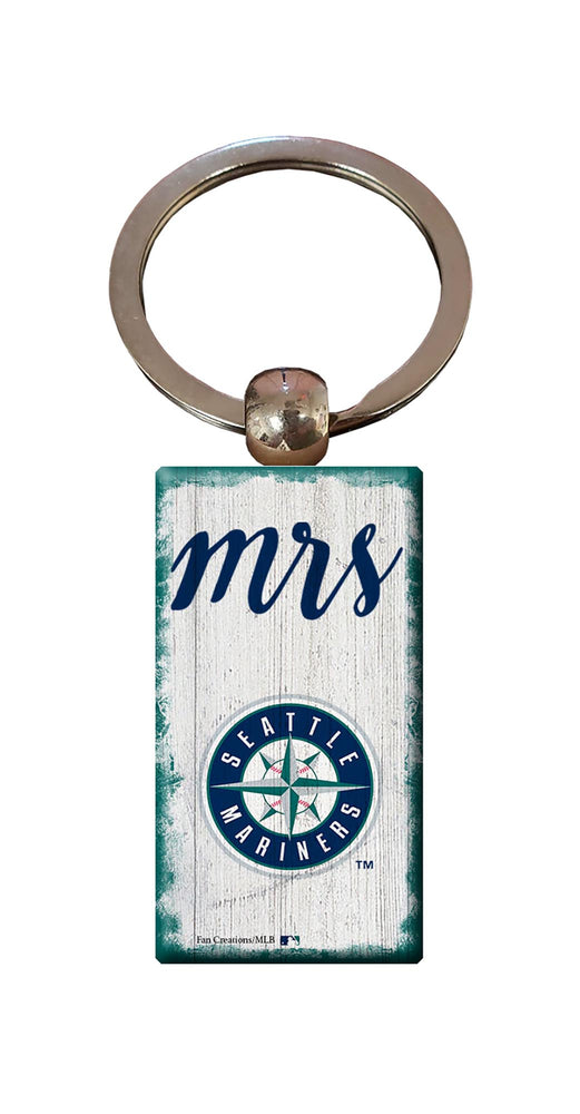 Wholesale MLB2059-Script Mrs Keychain / M2059-Seattle Mariners