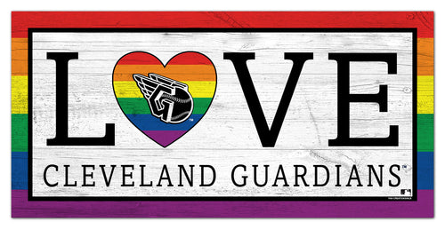 Wholesale MLB2064-LGBTQ Love 6x12 / M2064-Cleveland Guardians