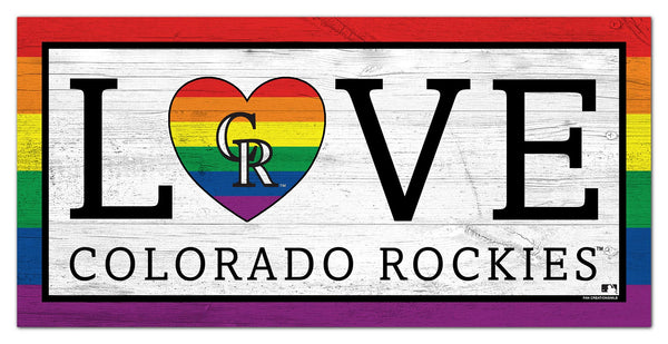 Wholesale MLB2064-LGBTQ Love 6x12 / M2064-Colorado Rockies