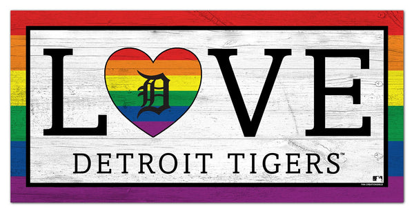 Wholesale MLB2064-LGBTQ Love 6x12 / M2064-Detroit Tigers