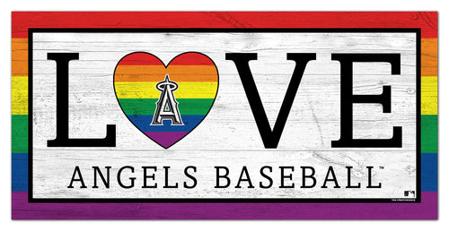 Wholesale MLB2064-LGBTQ Love 6x12 / M2064-Los Angeles Angels