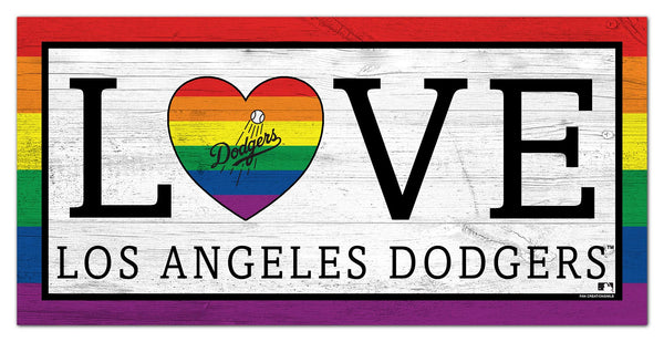 Wholesale MLB2064-LGBTQ Love 6x12 / M2064-Los Angeles Dodgers