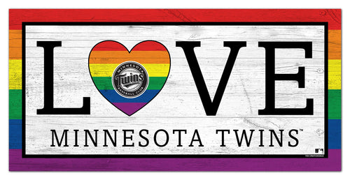 Wholesale MLB2064-LGBTQ Love 6x12 / M2064-Minnesota Twins