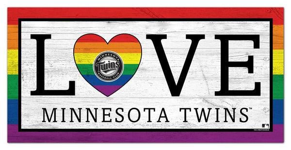 Wholesale MLB2064-LGBTQ Love 6x12 / M2064-Minnesota Twins