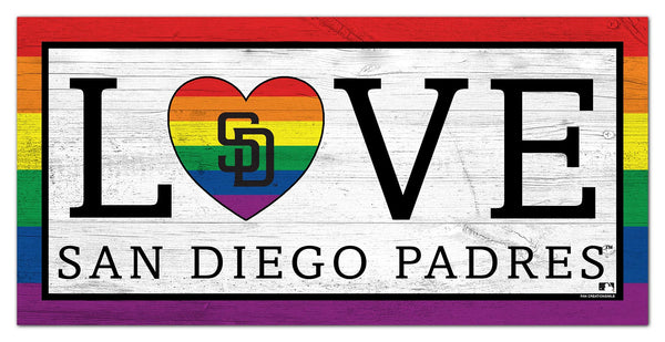 Wholesale MLB2064-LGBTQ Love 6x12 / M2064-San Diego Padres