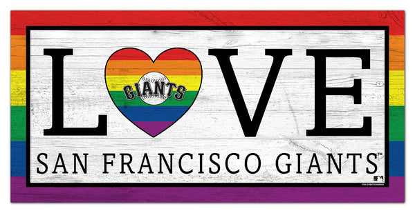 Wholesale MLB2064-LGBTQ Love 6x12 / M2064-San Francisco Giants