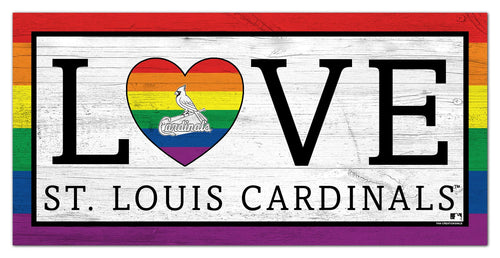 Wholesale MLB2064-LGBTQ Love 6x12 / M2064-St. Louis Cardinals