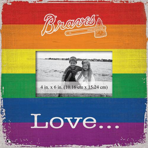 Wholesale MLB2065-Love Pride 10x10 Frame / M2065-Atlanta Braves