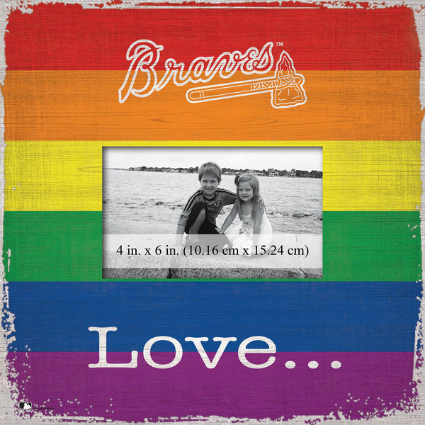 Wholesale MLB2065-Love Pride 10x10 Frame / M2065-Atlanta Braves