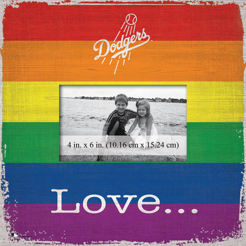 Wholesale MLB2065-Love Pride 10x10 Frame / M2065-Los Angeles Dodgers