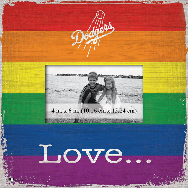 Wholesale MLB2065-Love Pride 10x10 Frame / M2065-Los Angeles Dodgers