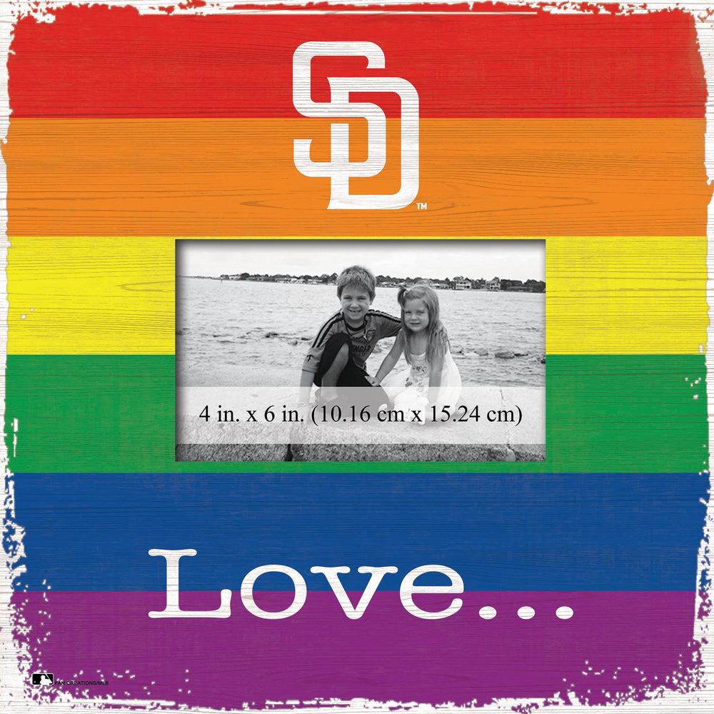 Wholesale MLB2065-Love Pride 10x10 Frame / M2065-San Diego Padres