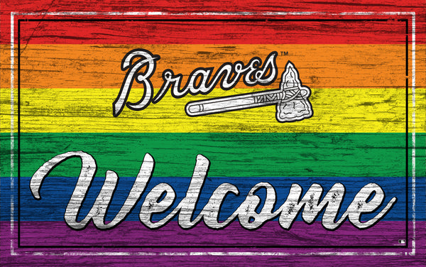 Wholesale MLB2066-Welcome Pride 11x19 / M2066-Atlanta Braves