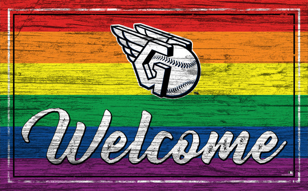 Wholesale MLB2066-Welcome Pride 11x19 / M2066-Cleveland Guardians